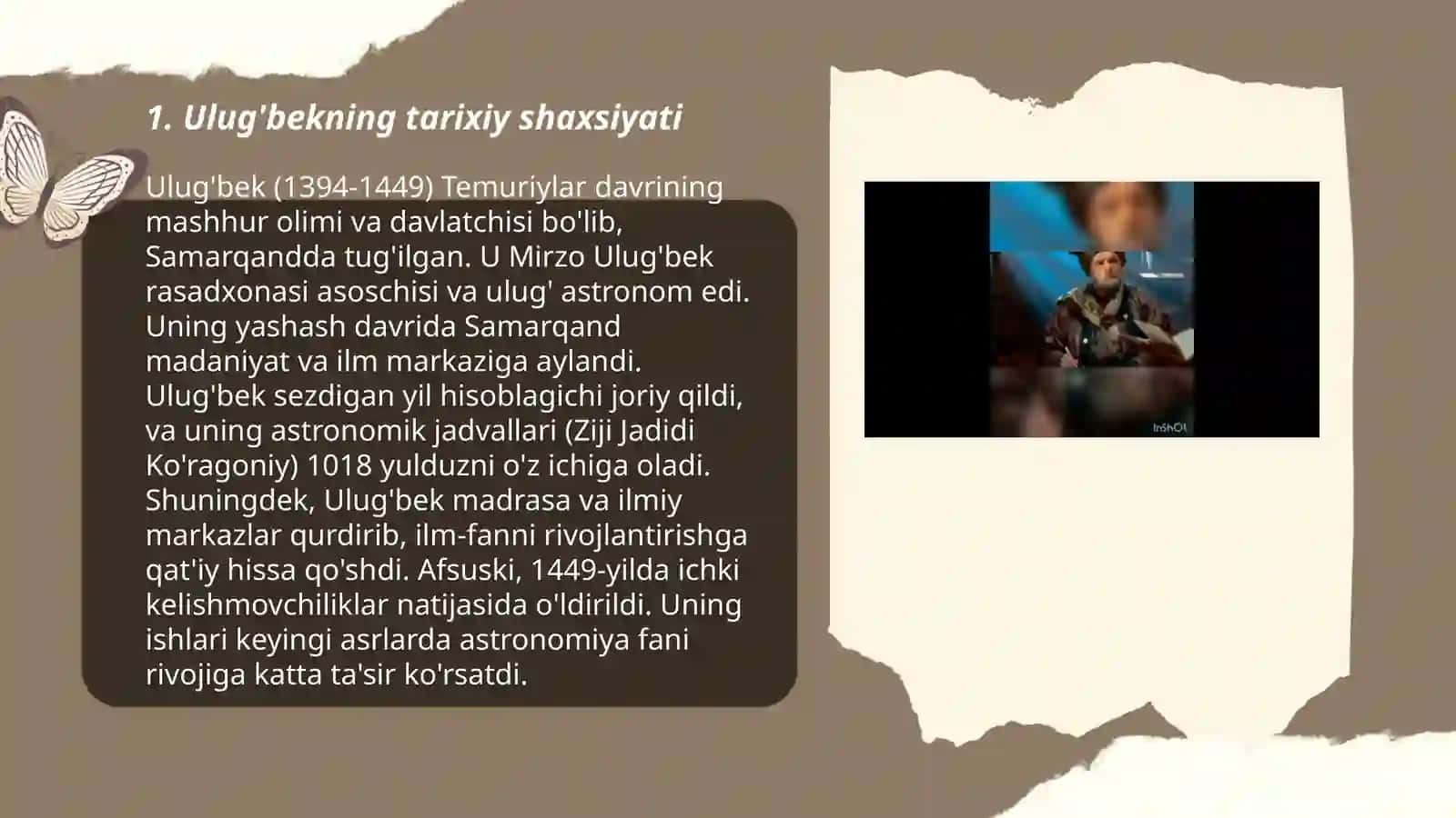 Odil Yoqubovning " Ulugbek xazinasi" romani 3