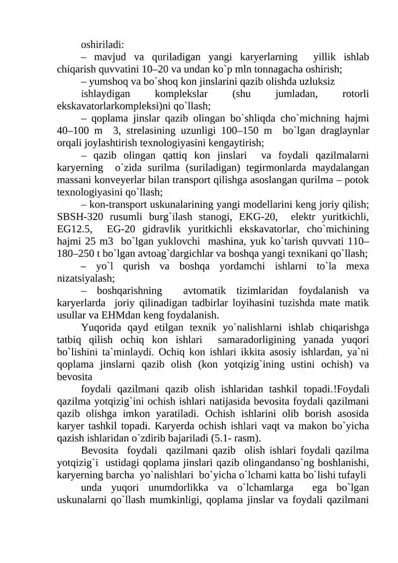 Foydali qazilmala konlarini noan’anaviy usulda qazib olishning texnologik aspektlari 3