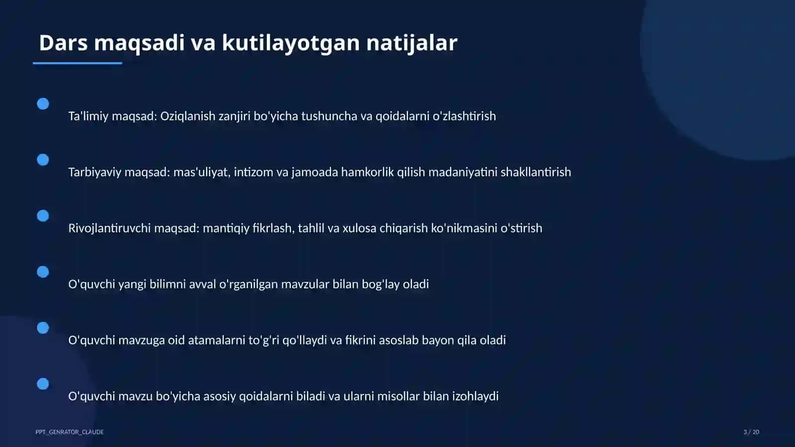 Oziqlanish zanjiri (3-sinf) 3