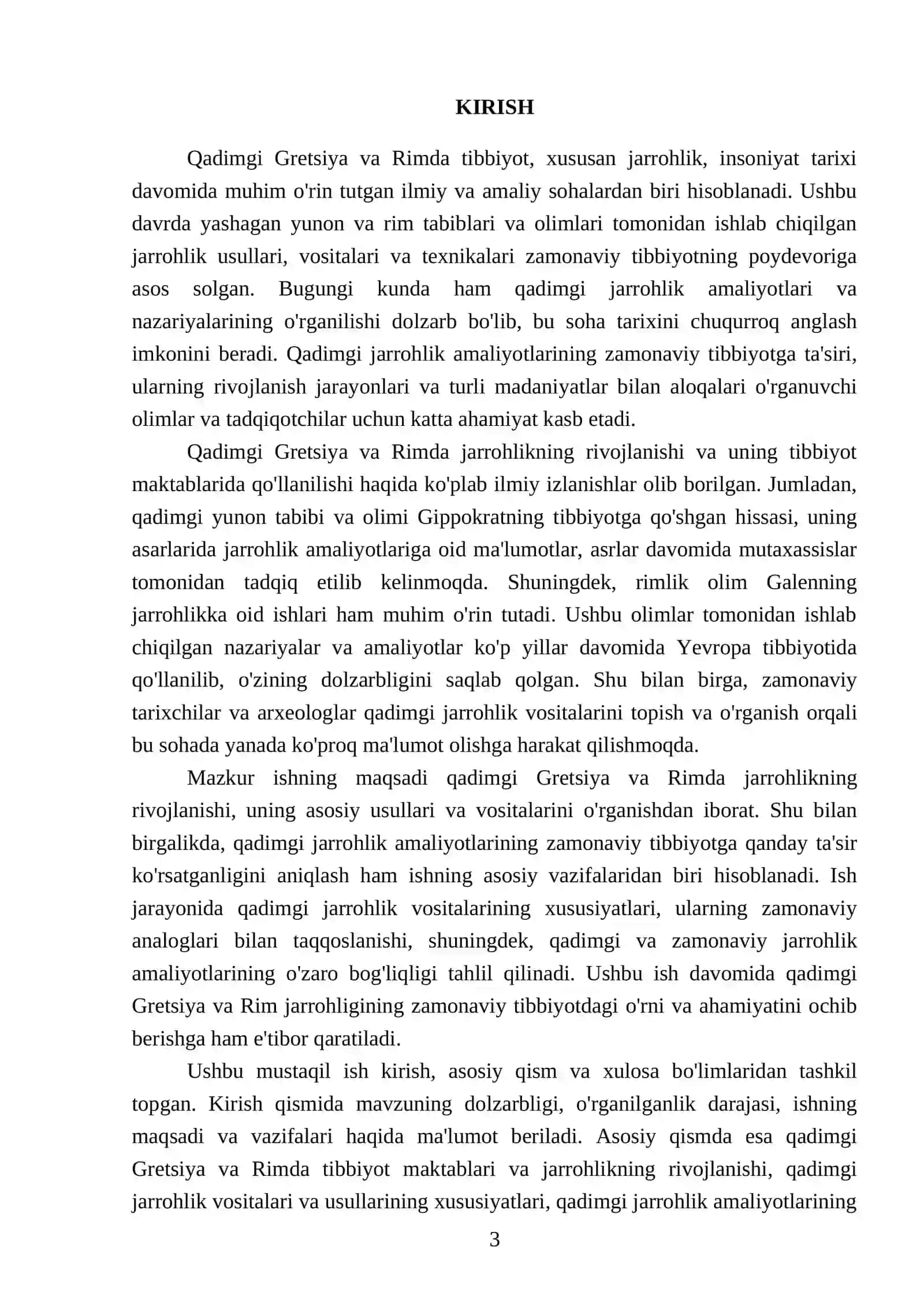 Qadimgi Gretsiya va Rimda jarrohlik usullari 3