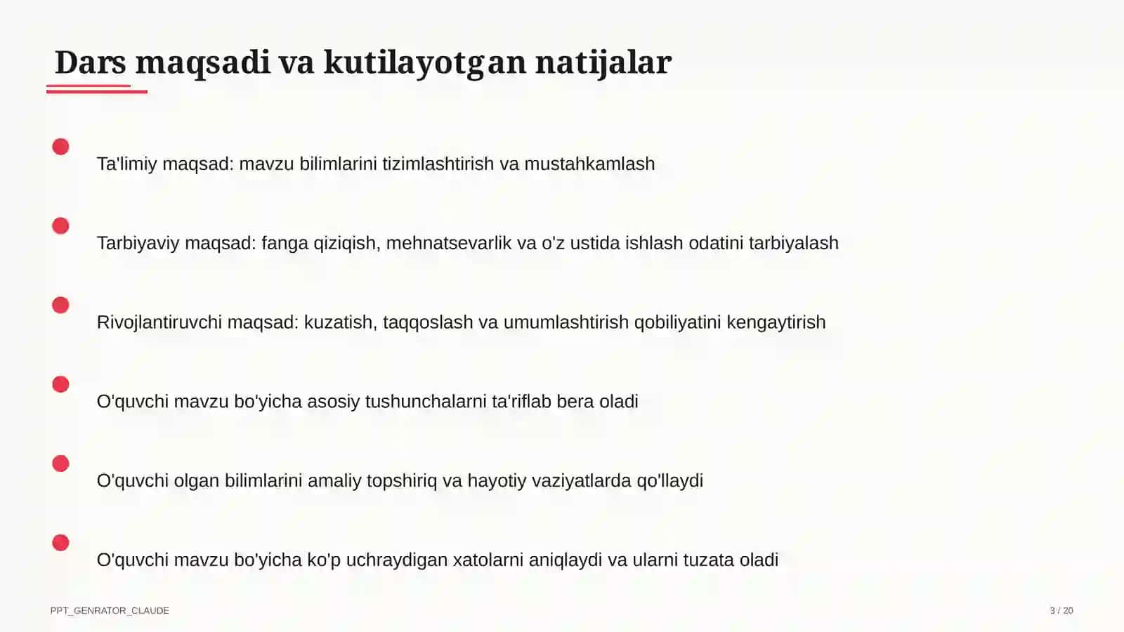 Ahmad Yugnakiy: Hibatul haqoyiq (7-sinf) 3