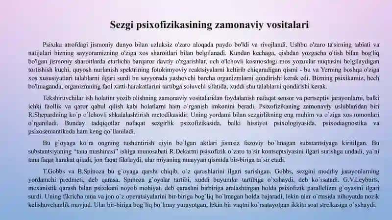 Sezgi psixofizikasi 3