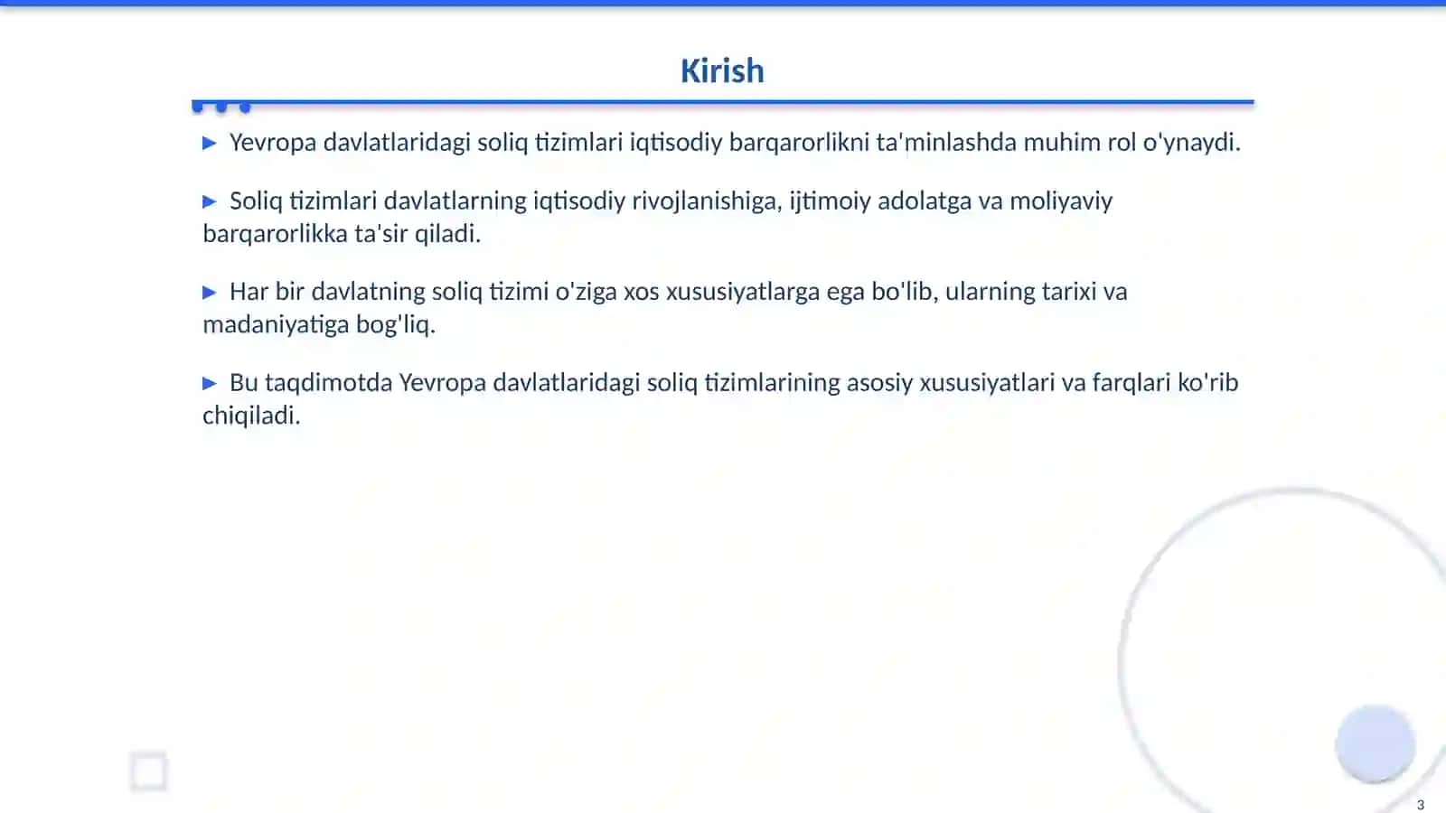 Yevropa Davlatlarida Soliq Tizimi 3