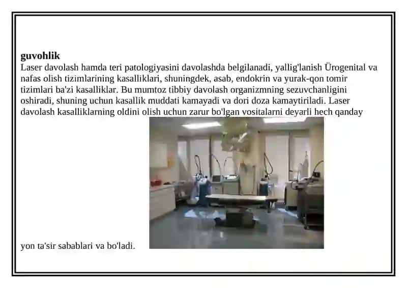 Laser davolash 3