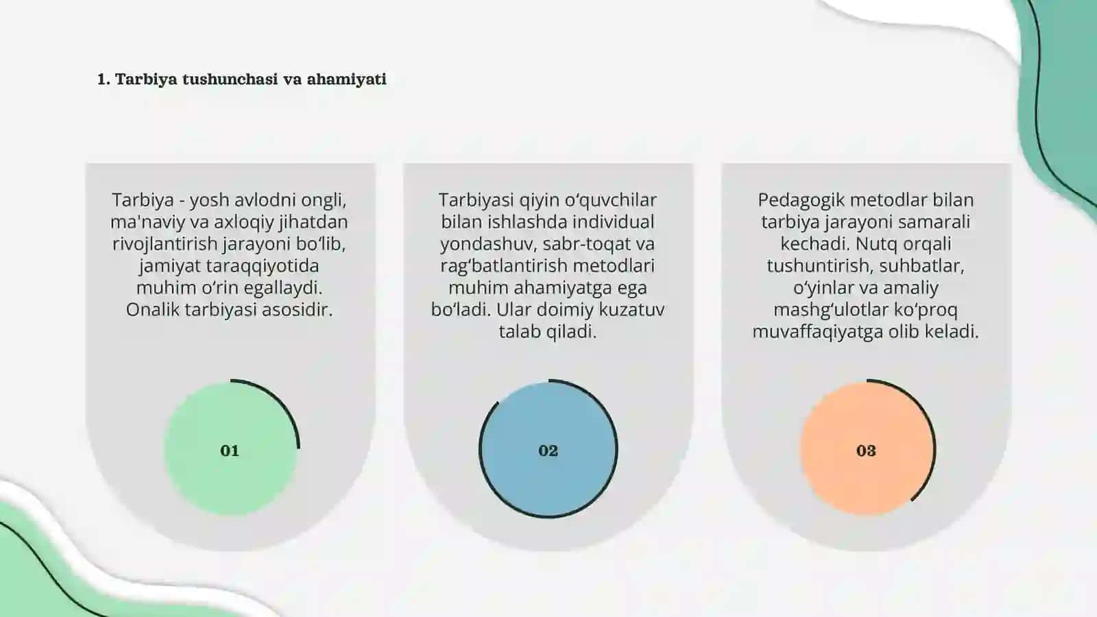 Tarbiya metodlari va turlari 3