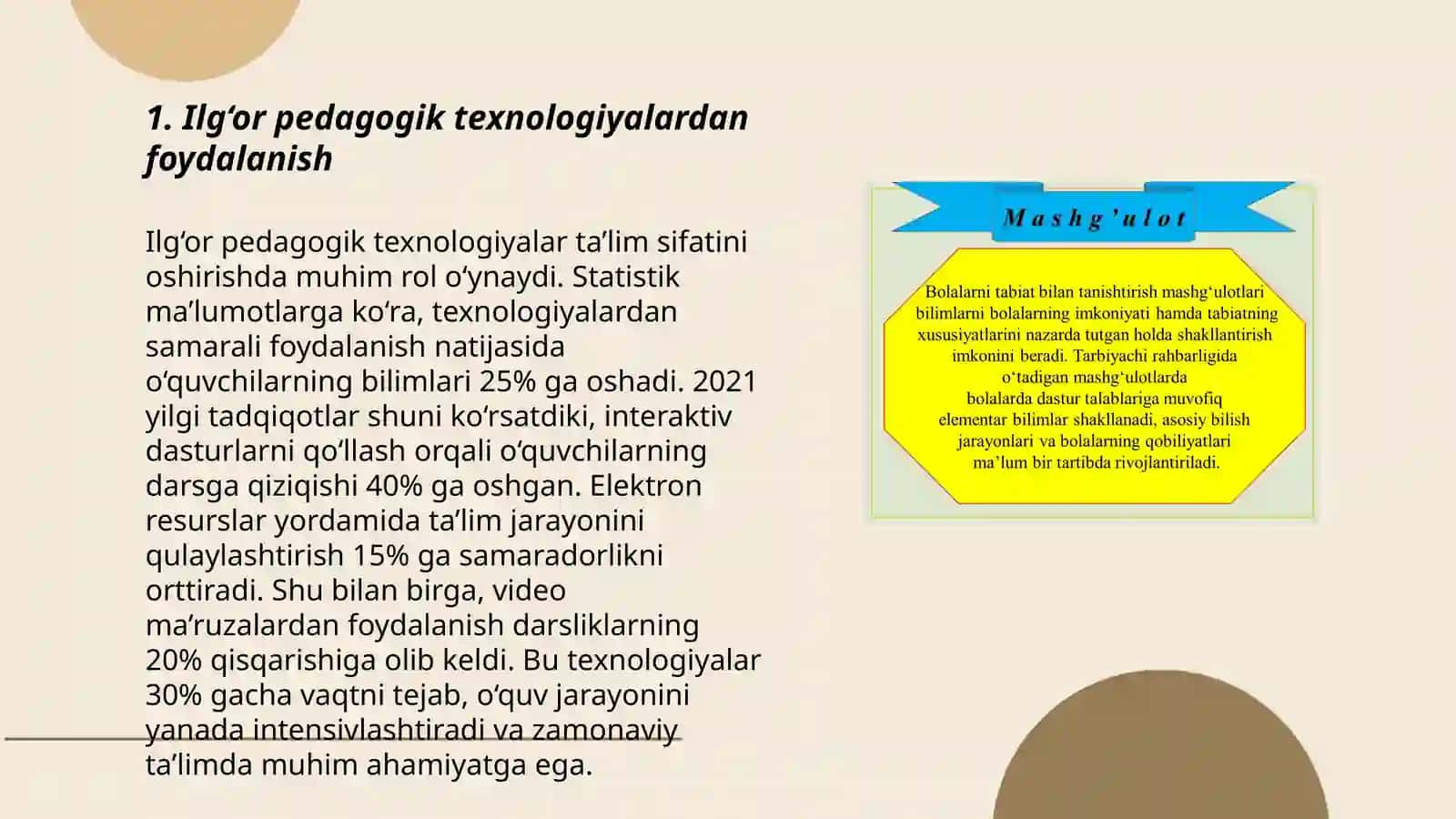 Innovatsion o‘yin uslublari va texnikalari 3