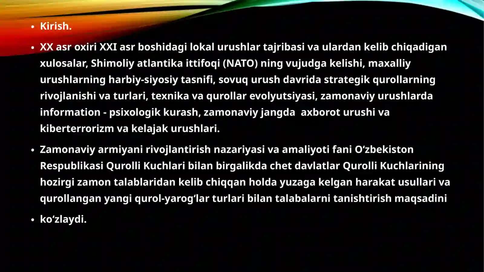 Zamonaviyar miyan irivojlantirish nazariyasi va amaliyotifaning maqsadvavazifalari 3