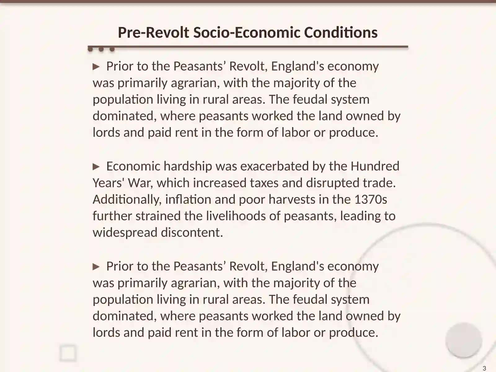 Peasants’ Revolt 3