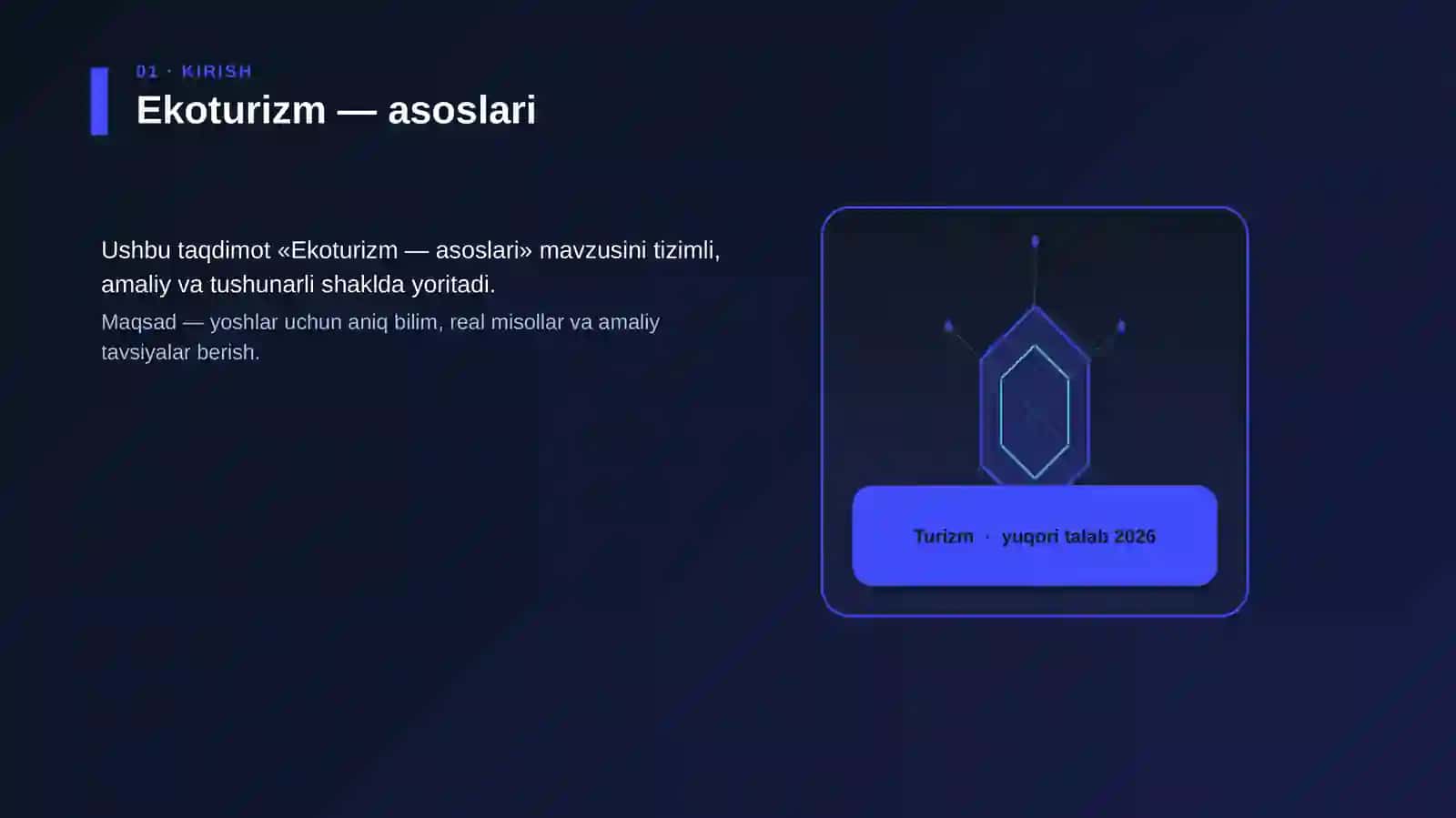 Ekoturizm — asoslari 3