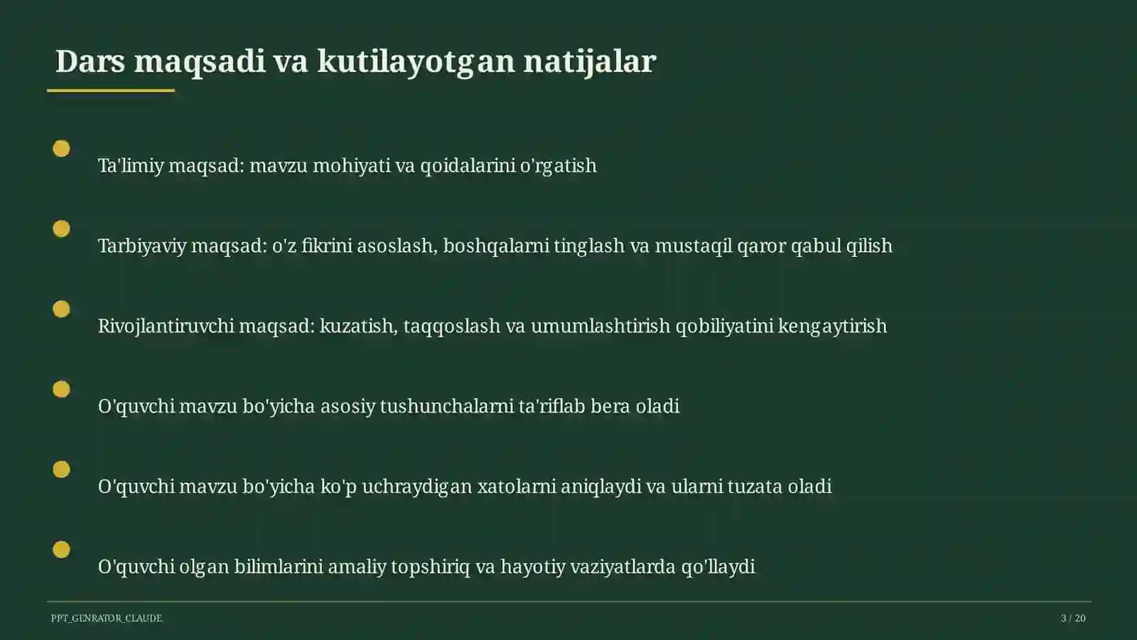 Issiqlik hodisalari: temperatura va ichki energiya (8-sinf) 3