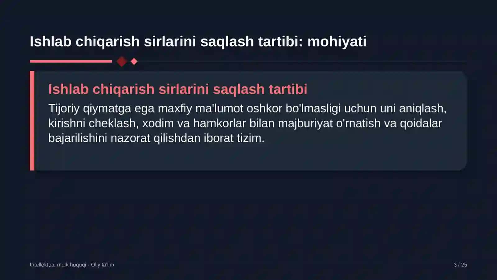 yilqichilikda ishlab chiqarish sirlarini saqlash tartibi 8728 3