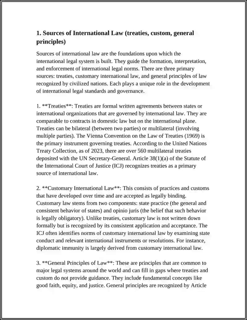 SYSTEM OF INTERNATIONAL LAW 3