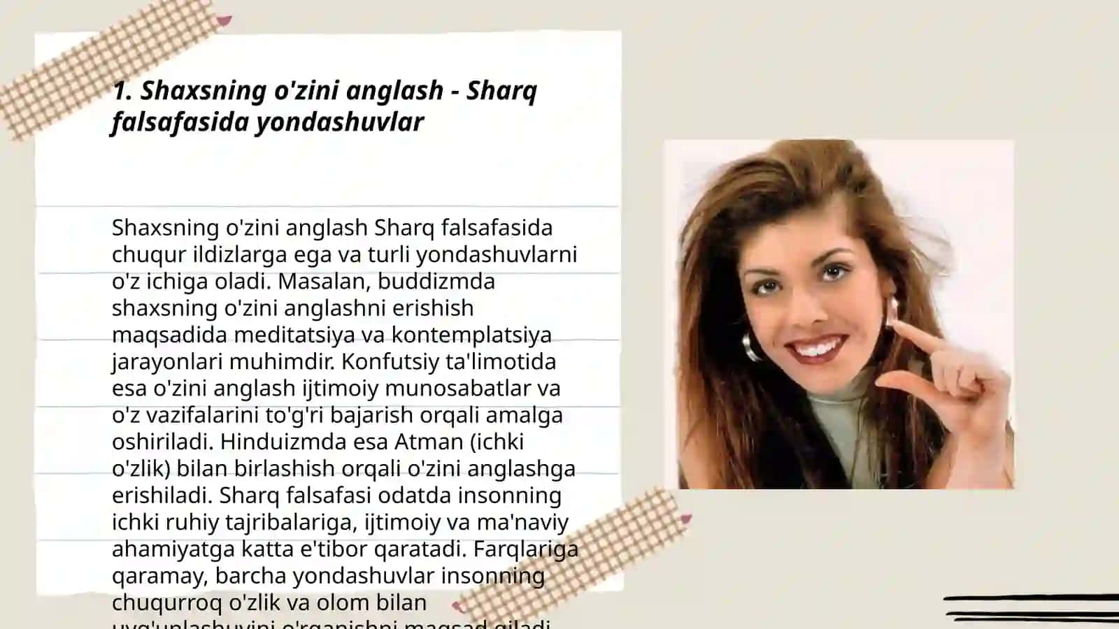 Shaxsning o'z - o'zini anglashi masalasida sharq mutafakkirlarining qarashi 3