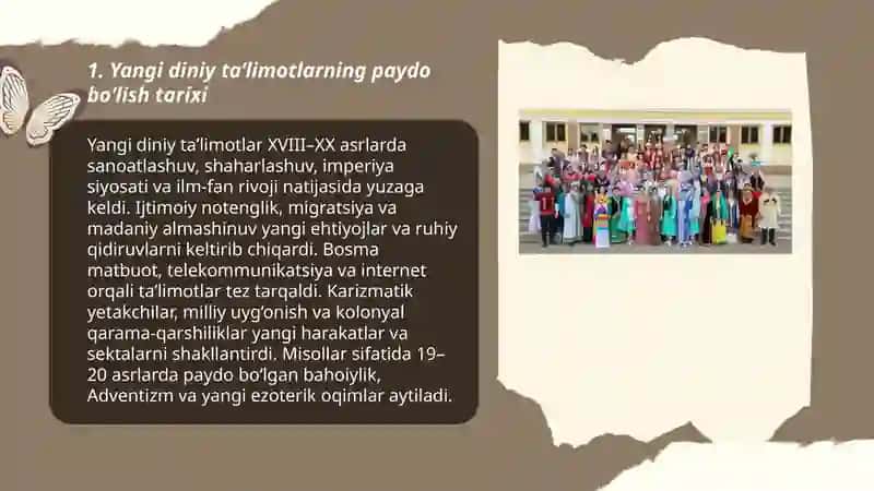 Yangi diniy ta’limotlar va sektalar 3