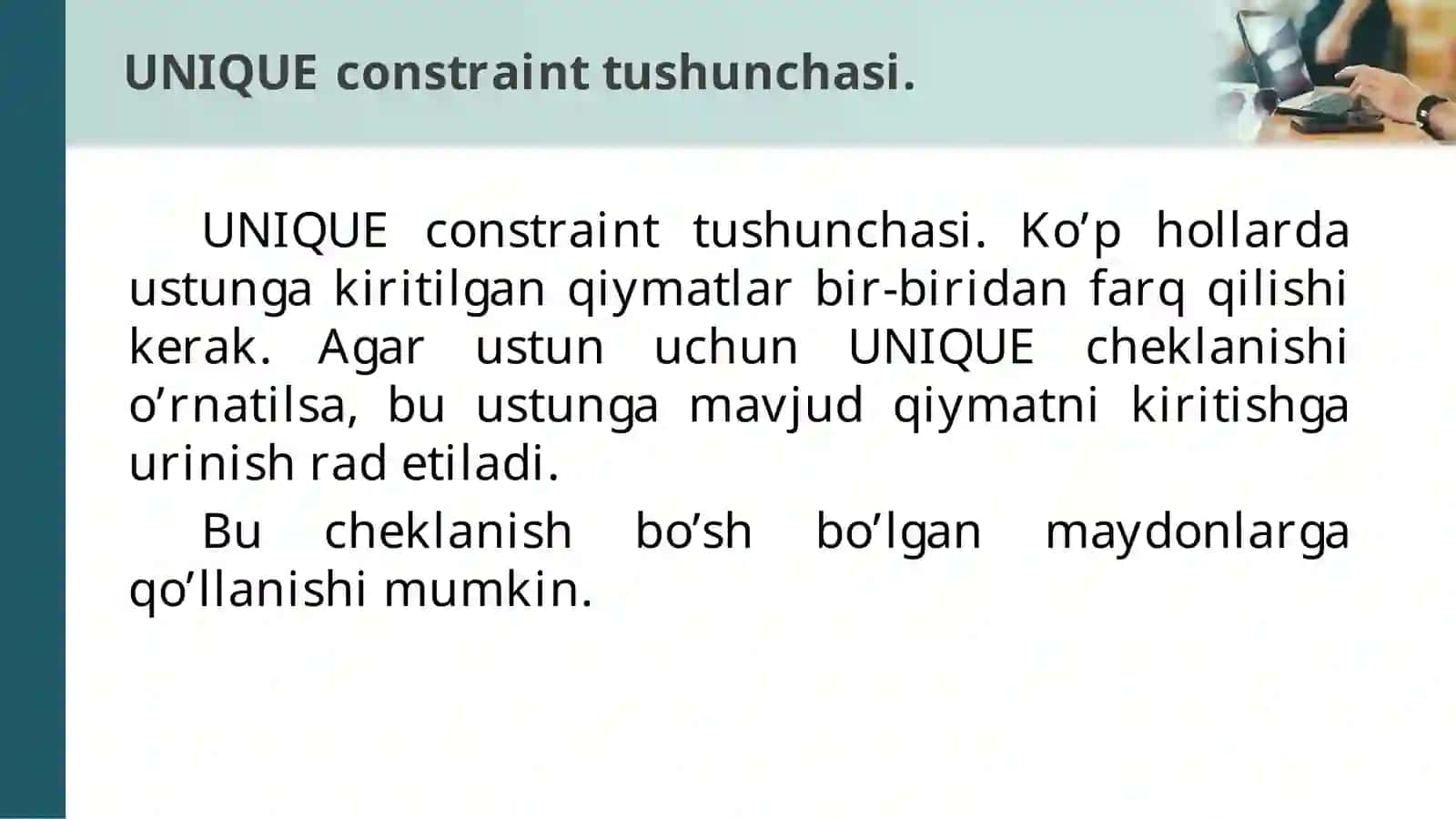 15-mavzu.Maydonqiymatlarinitekshirish 3