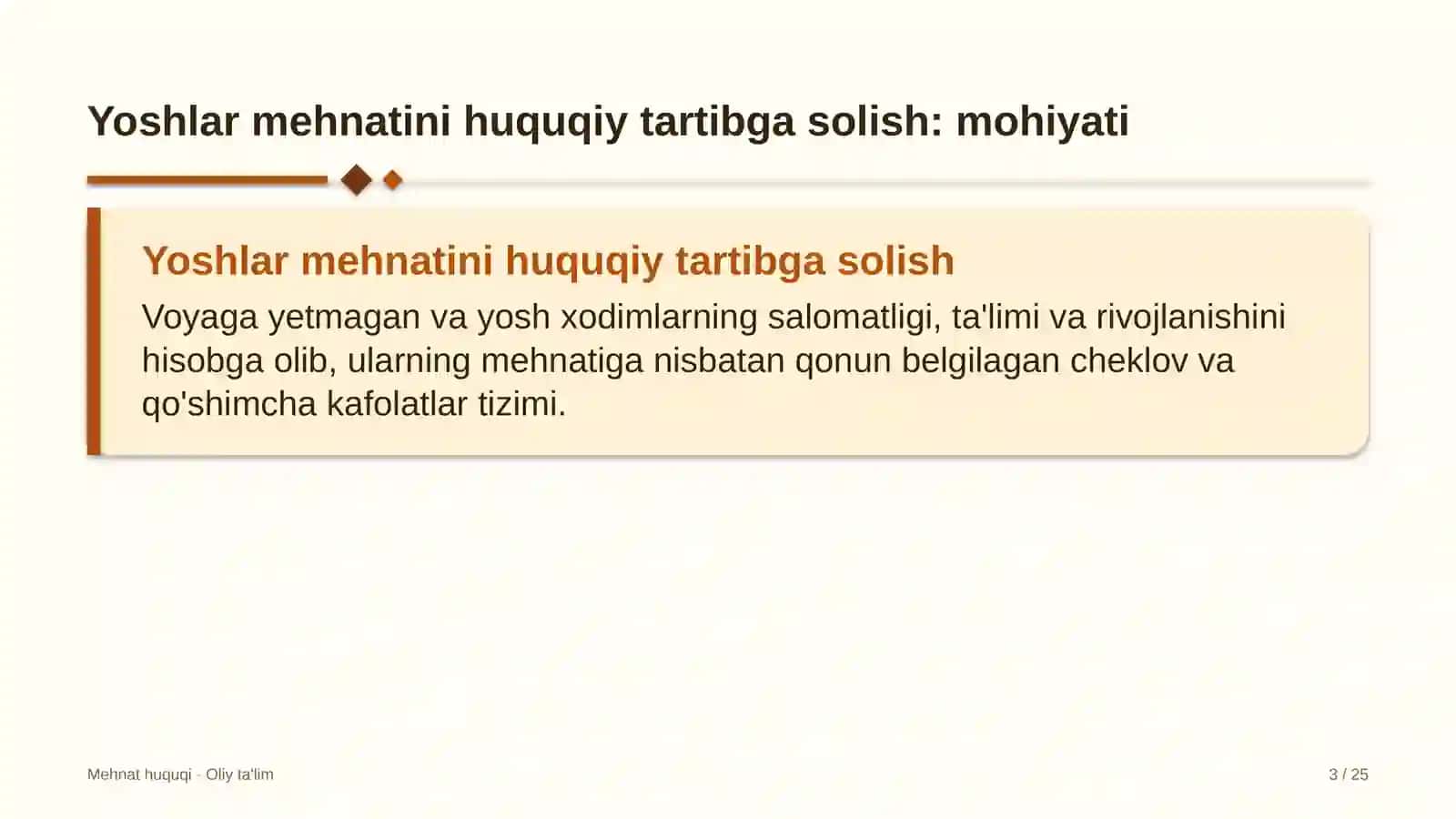sintetik yoqilg'i ishlab chiqarishda yoshlar mehnatini huquqiy tartibga solish 3846 3
