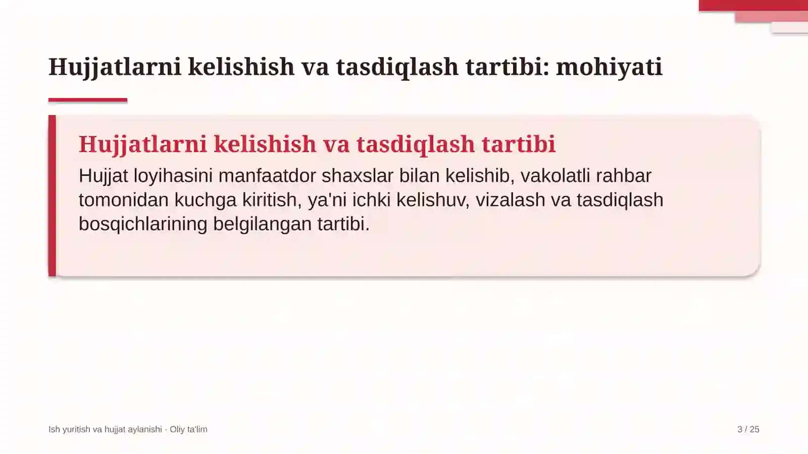 podkast studiyalarida hujjatlarni kelishish va tasdiqlash tartibi 9161 3