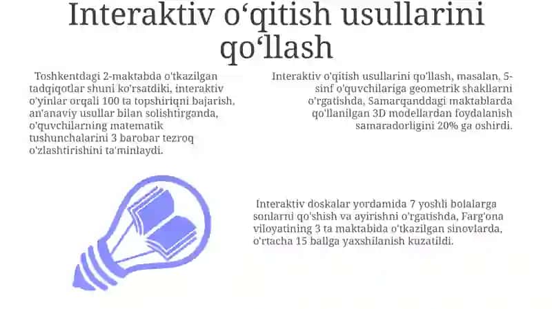 Boshlangʻich Matematik Tushunchalarni Ishlab Chiqish Rejasi 3