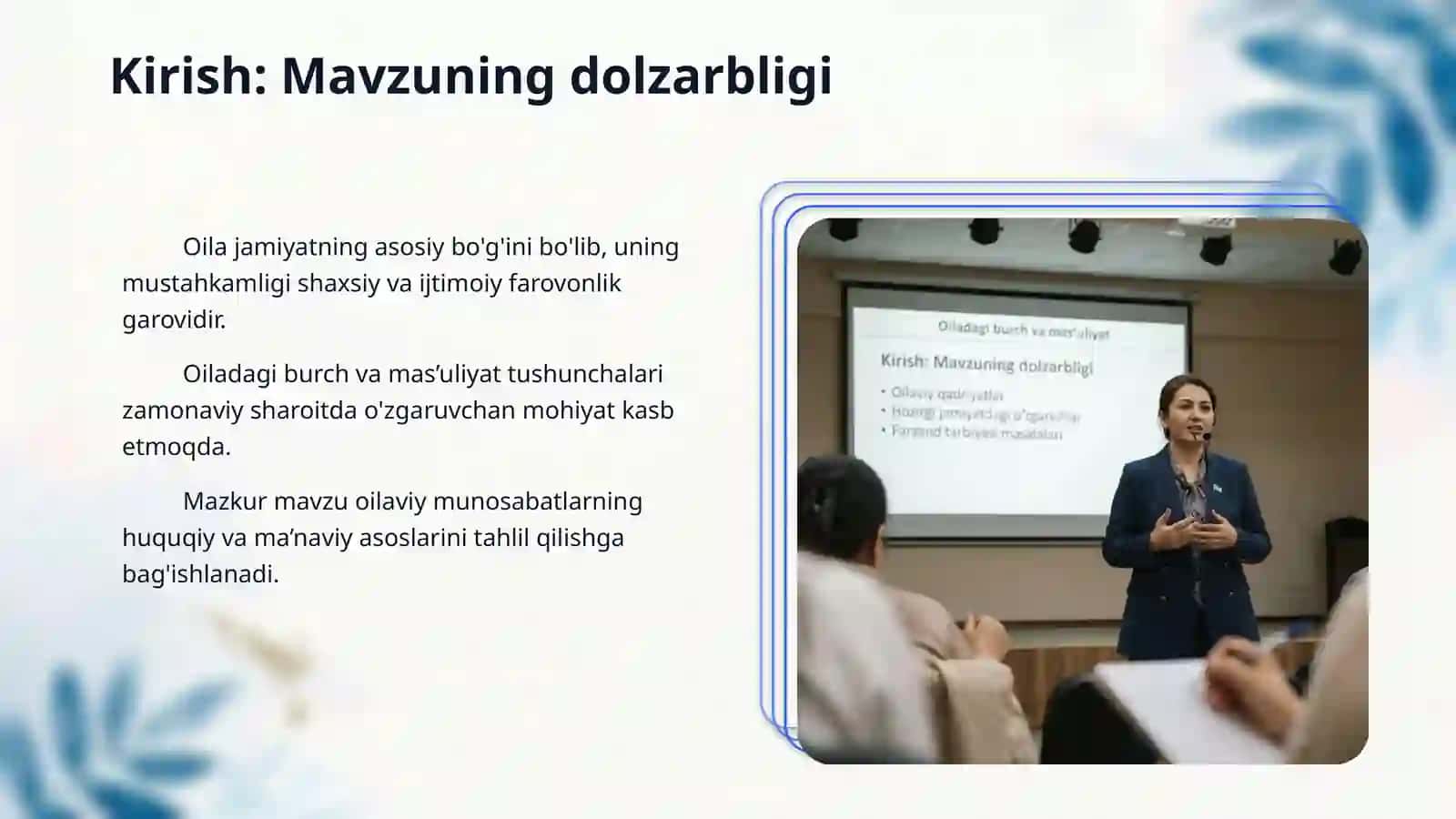 Oiladagi burch va mas’uliyat 3