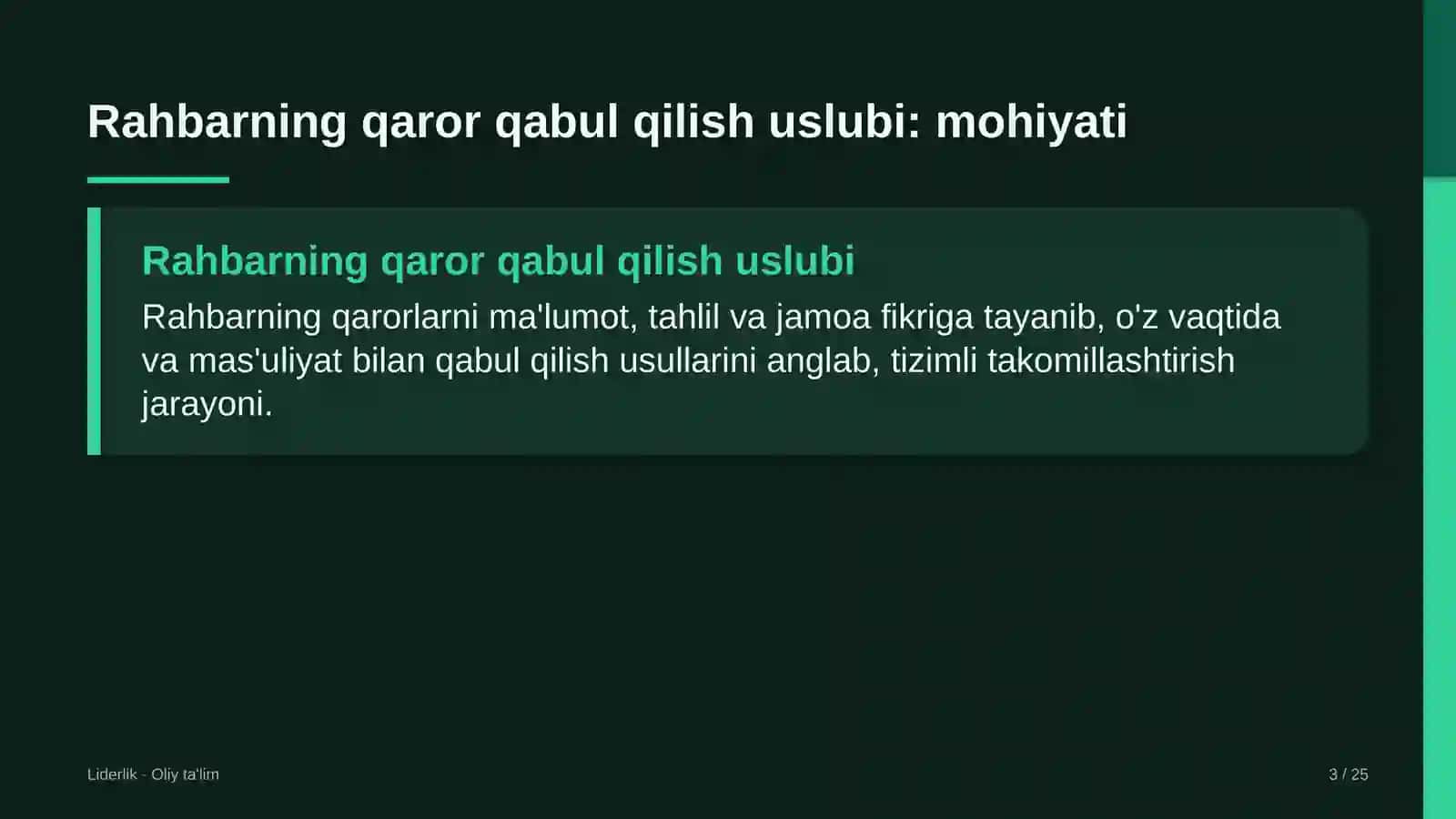 tizim integratorlarida rahbarning qaror qabul qilish uslubini rivojlantirish 9950 3