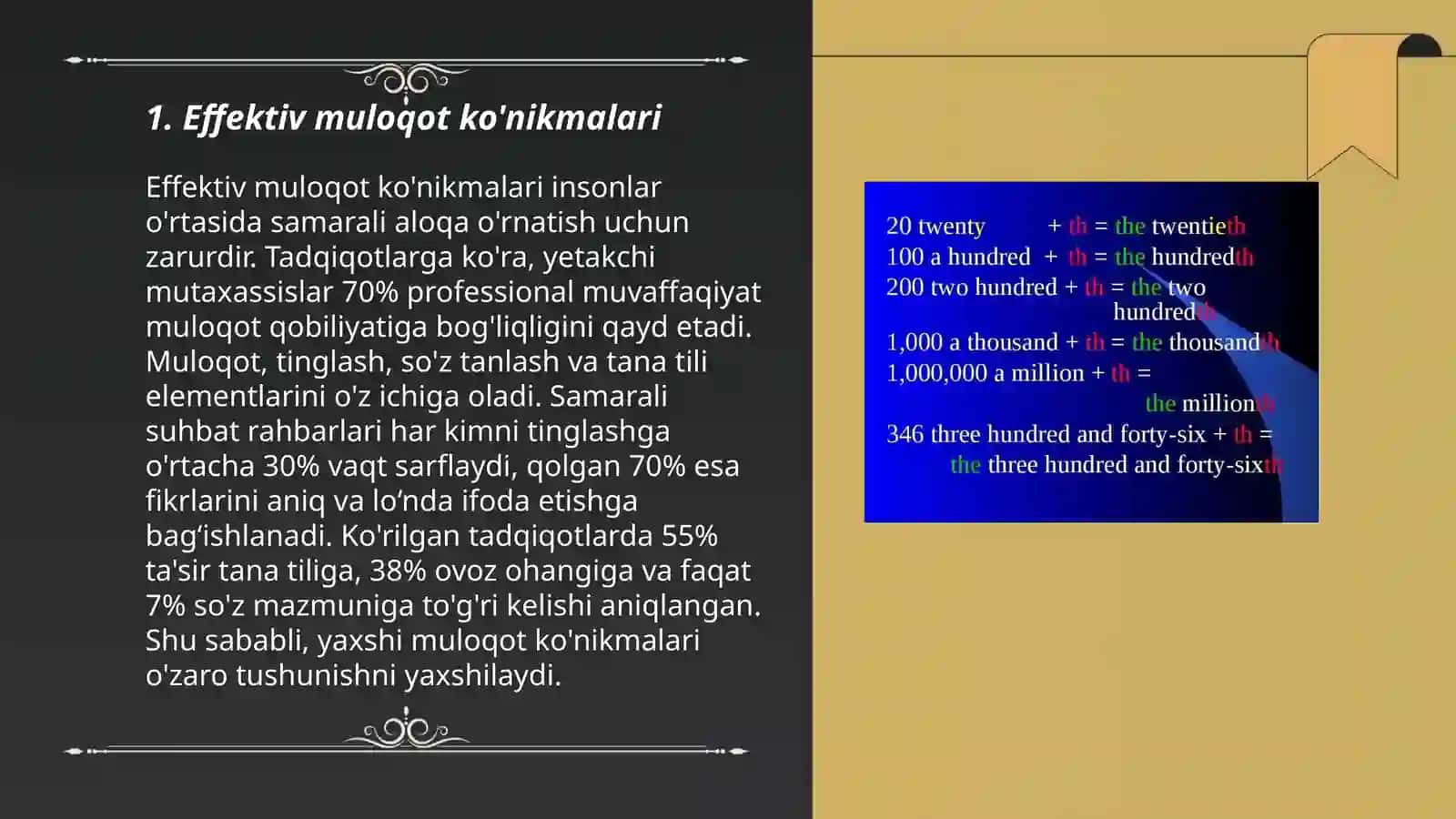 Effektiv muloqot ko'nikmalari 3