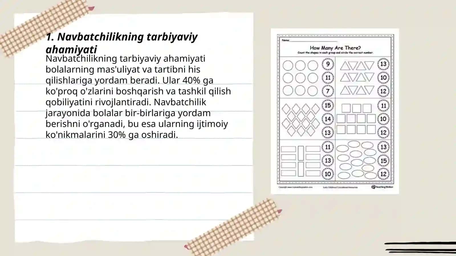 Maktabgacha Tayyarlov guruhida navbatchilikni tashkil etish 3