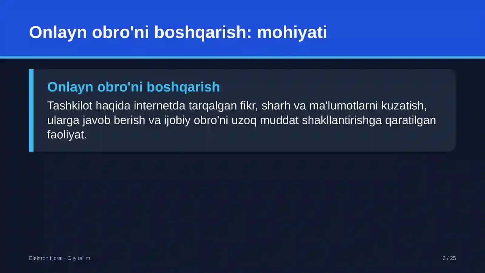 ekspeditorlik kompaniyalarida onlayn obro'ni boshqarish 6508 3