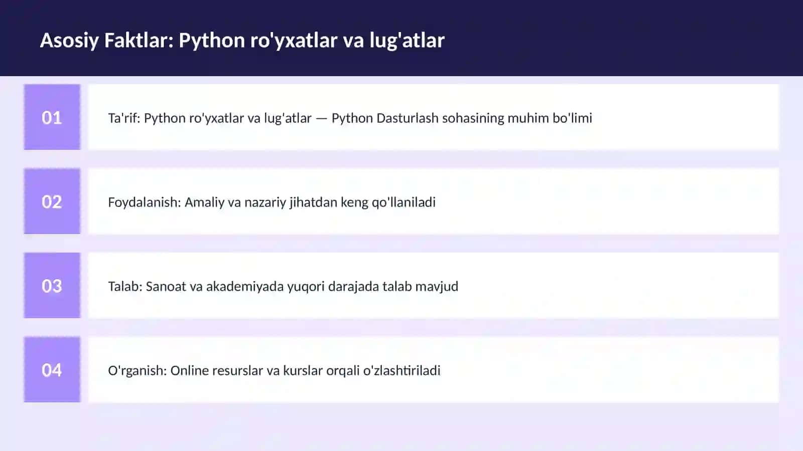DASTURLASH | PYTHON DASTURLASH 3
