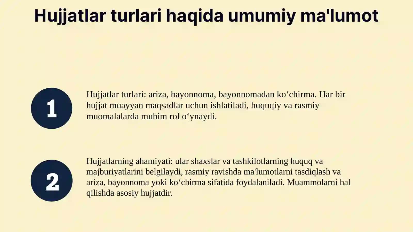 Ma'lumot-axbarot hujjatlari (ariza,bayonnoma,bayonnomadan koʻchirma) 3