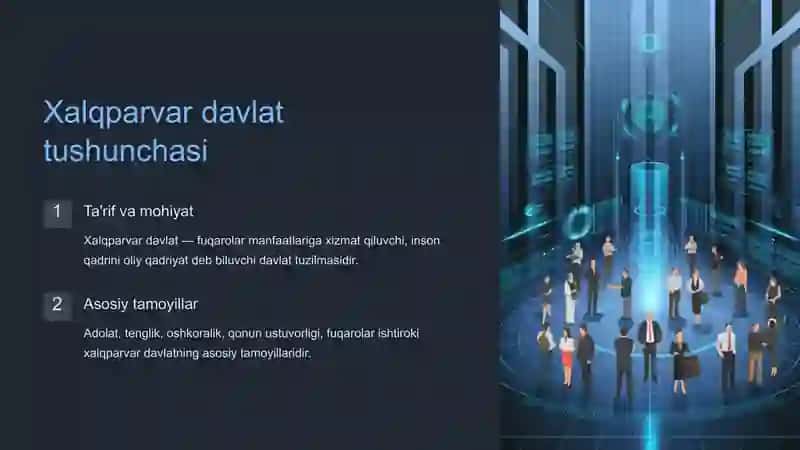 Inson qadrini yuksaltirish va erkin fuqarolik jamiyatini yanada rivojlantirish orqali xalqparvar davlat barpo etish 3