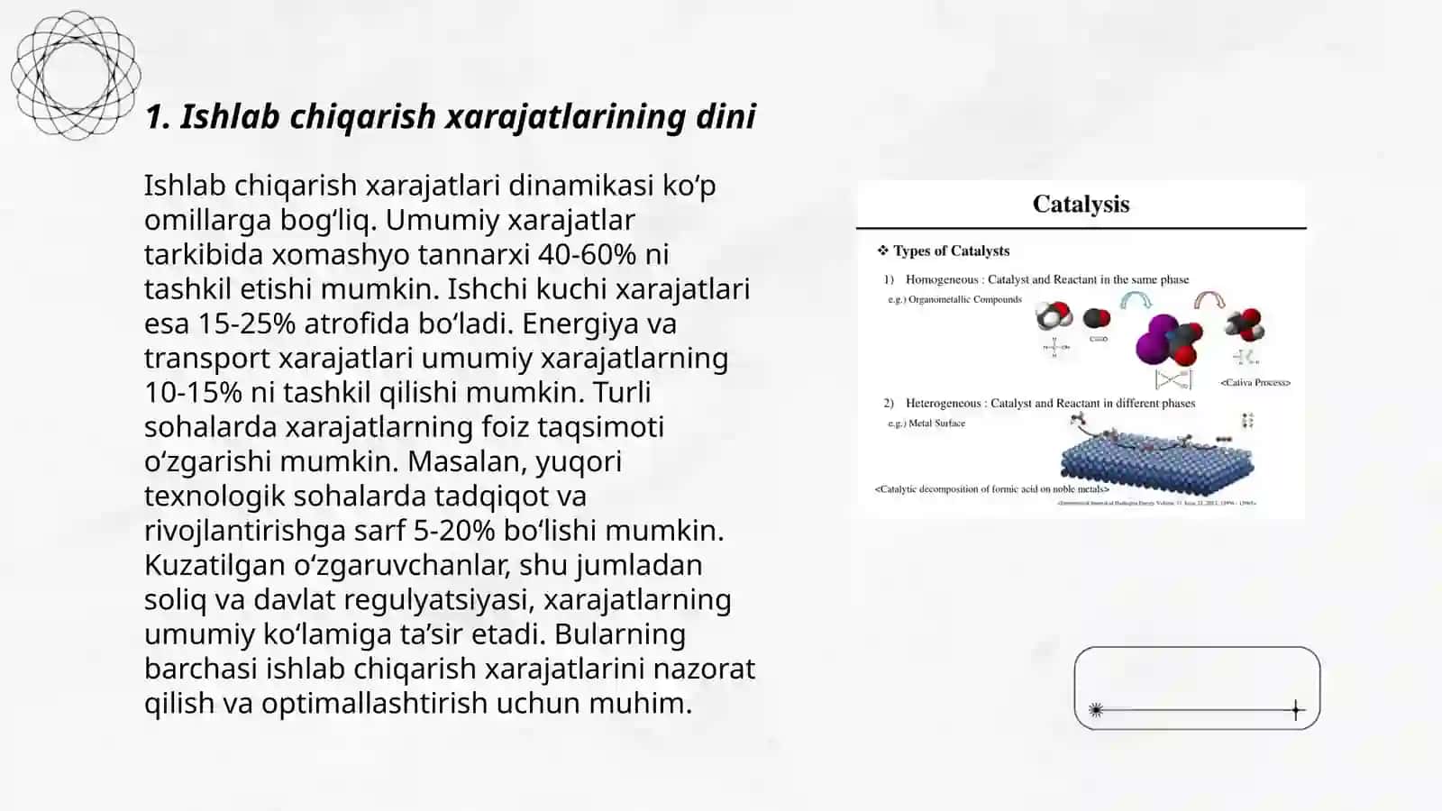 Ishlab chiqarish xarajatlari va ularni kamaytirish 3