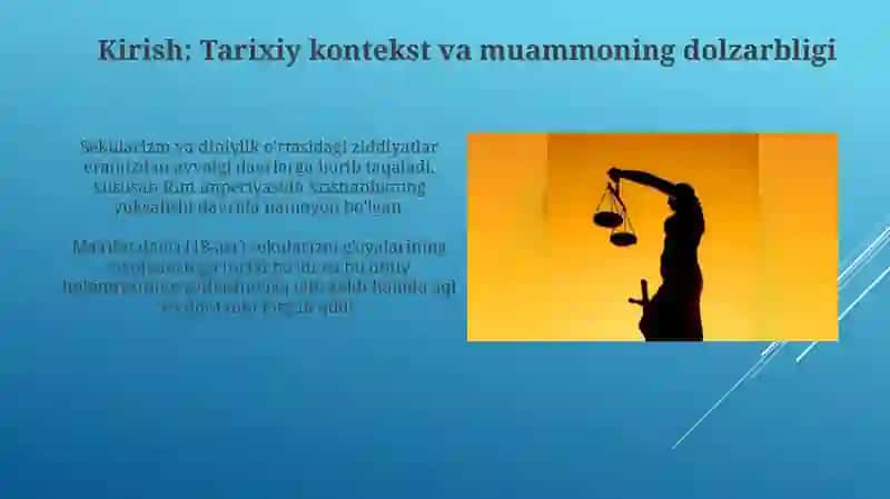 Jamiyat hayotida dunyoviylik va diniylik mutanosibligi 3