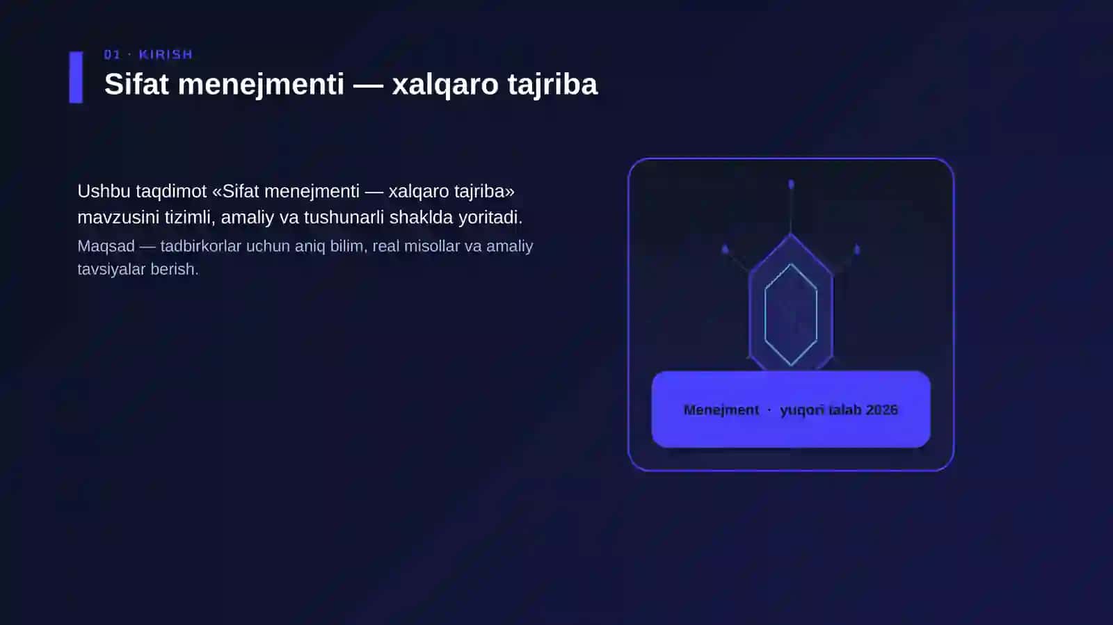 Sifat menejmenti — xalqaro tajriba 3