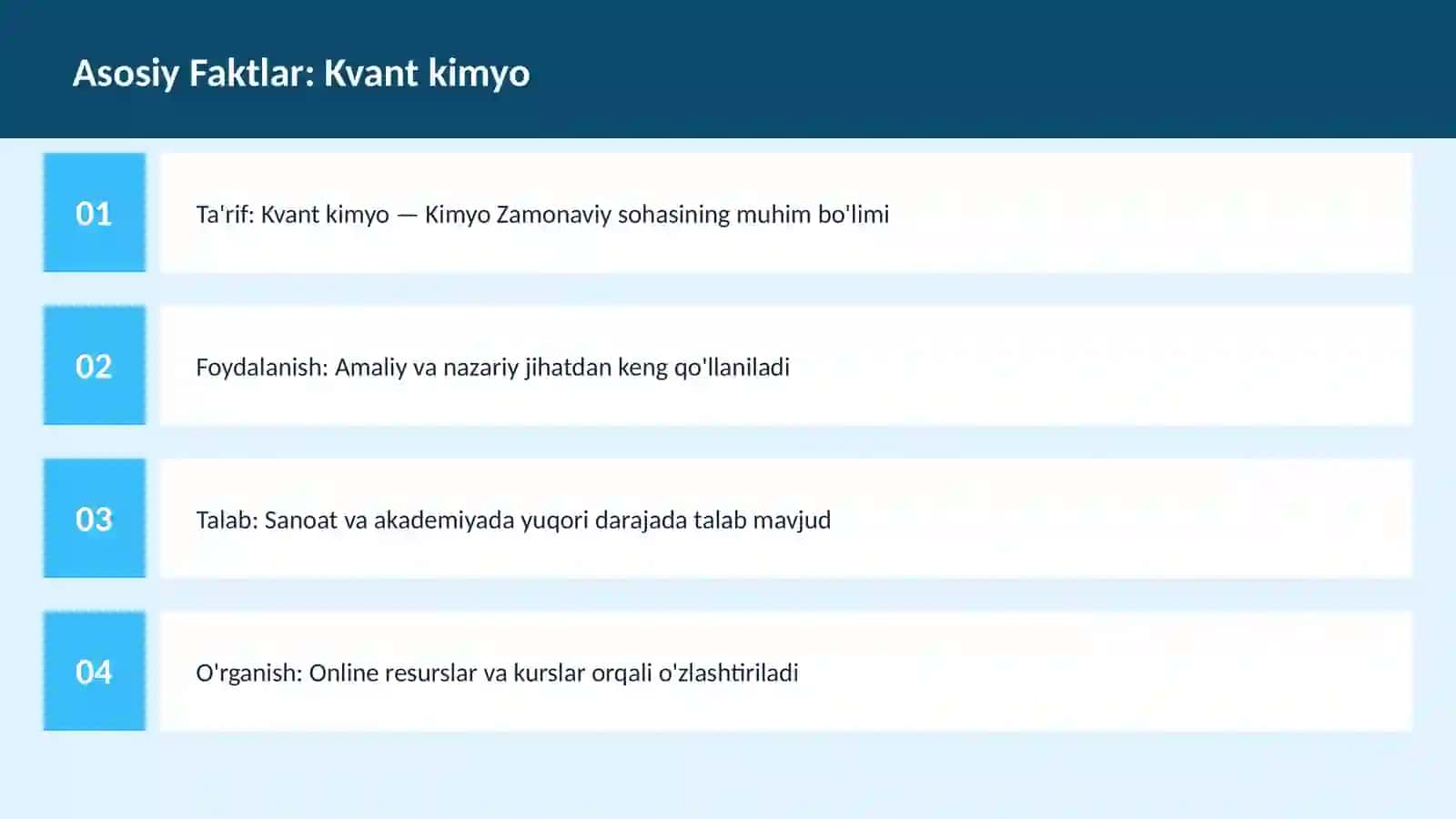 Kvant kimyo 3