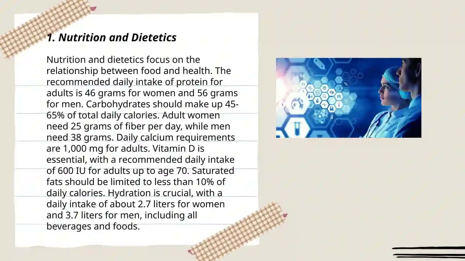 Nutrition and Dietetics 3