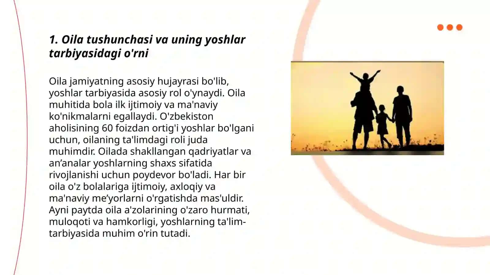 Yoshlarni oilaga tarbiyalash yollari 3