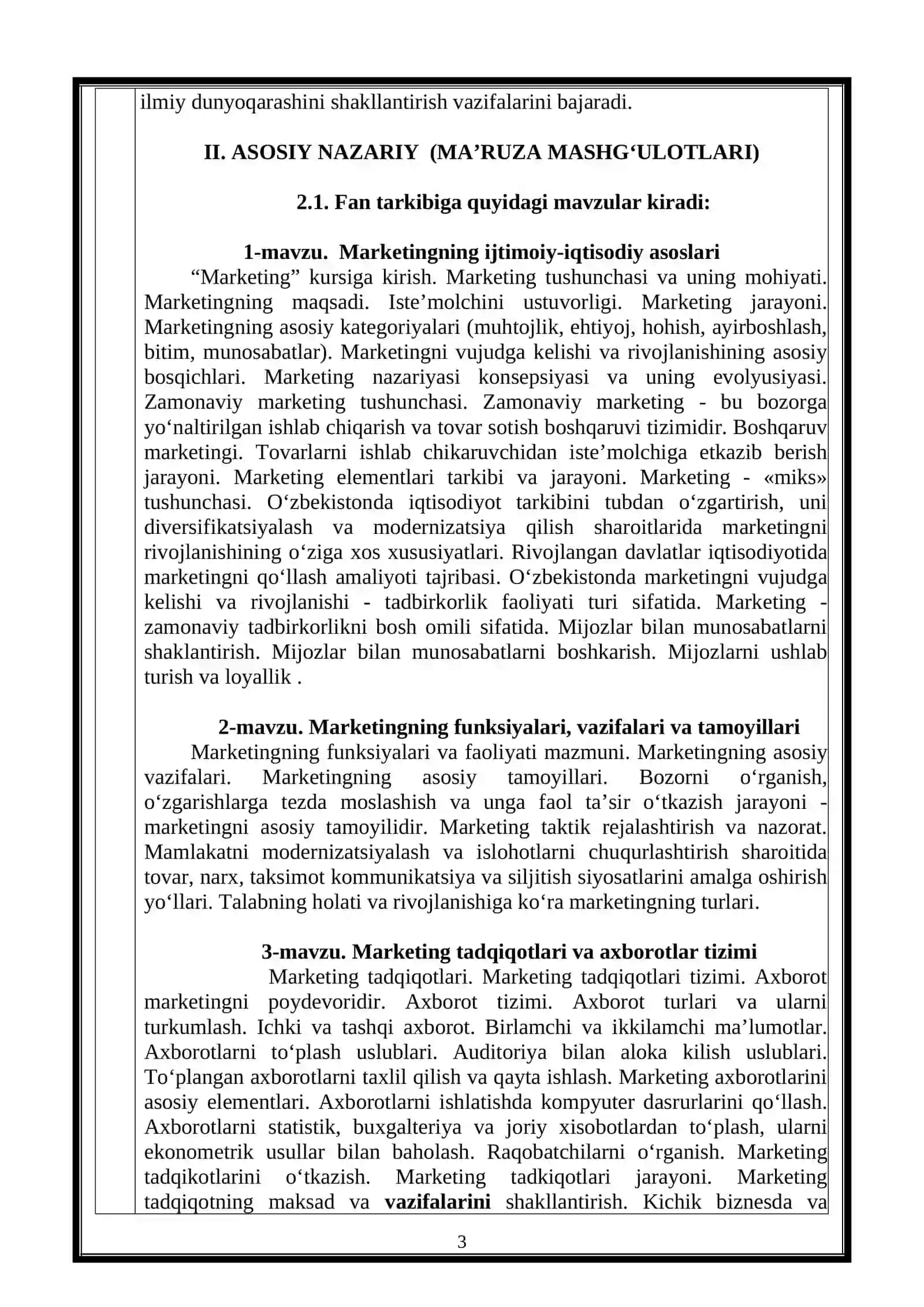 Markaziylar (Market6) 3