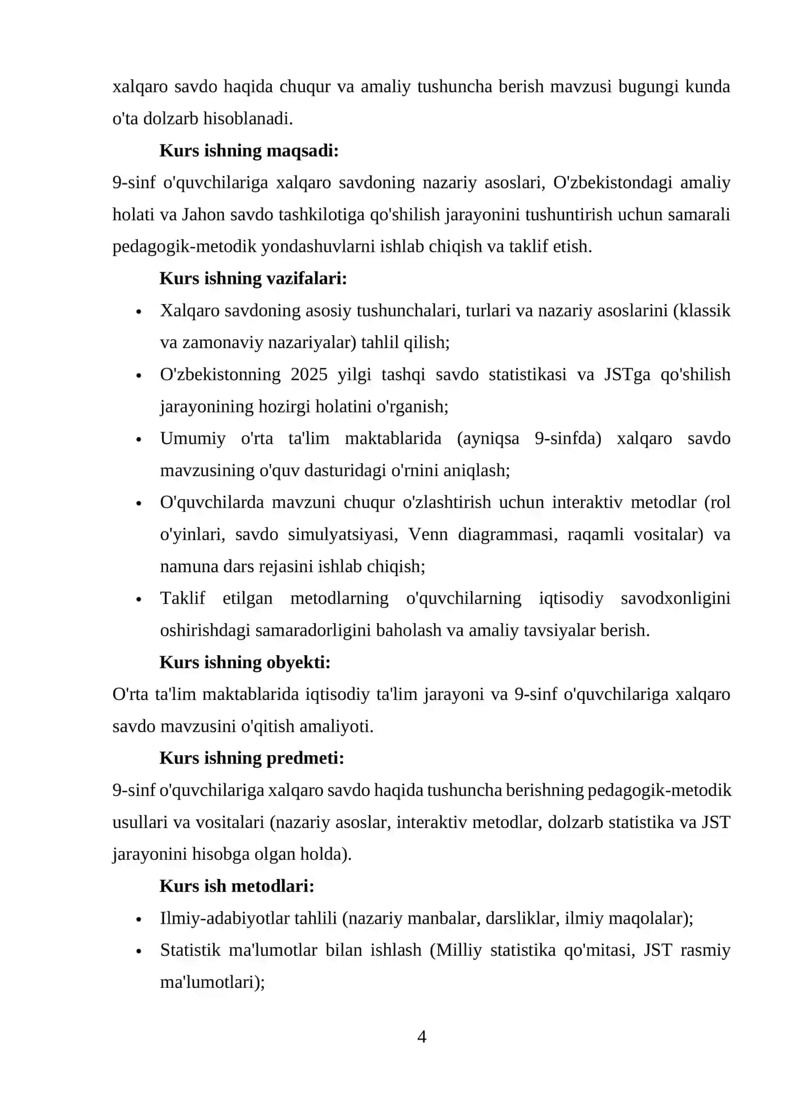 Oʻquvchilarga xalqaro savdo haqida tushuncha berish 3