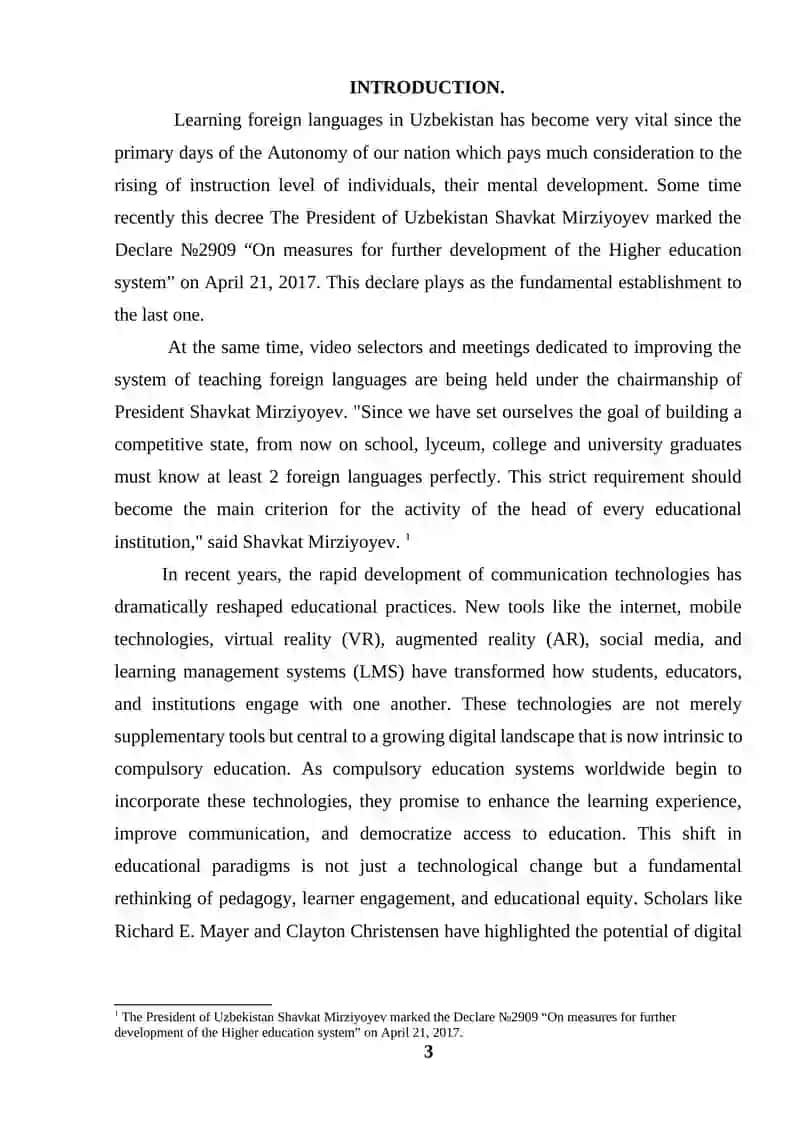 In English teaching methodology 3
