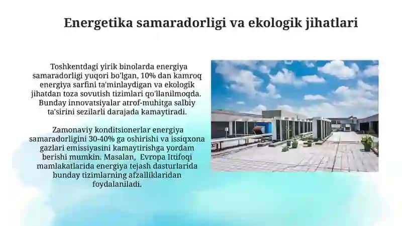 Zamonaviy Havoni Konditsionerlash Tizimlari 3