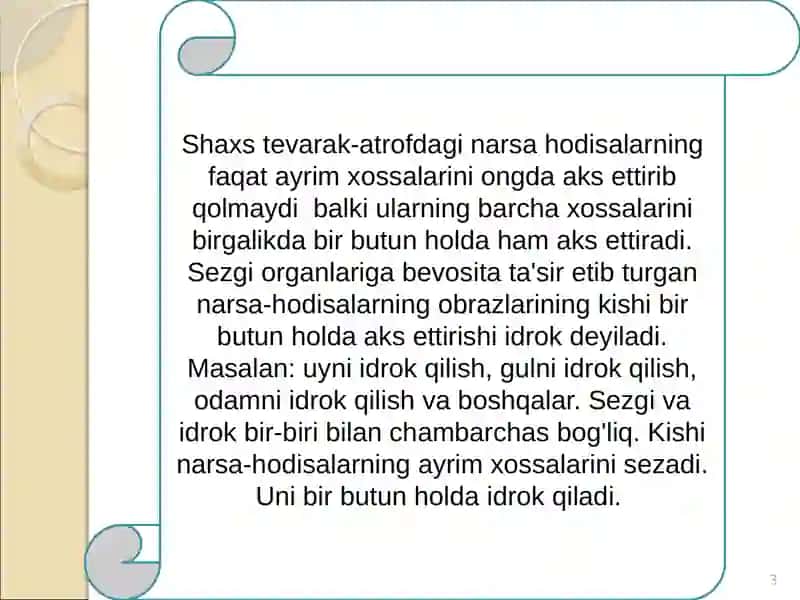 Olamni virtual va vizual estetika doʻkotishning farqlari 3