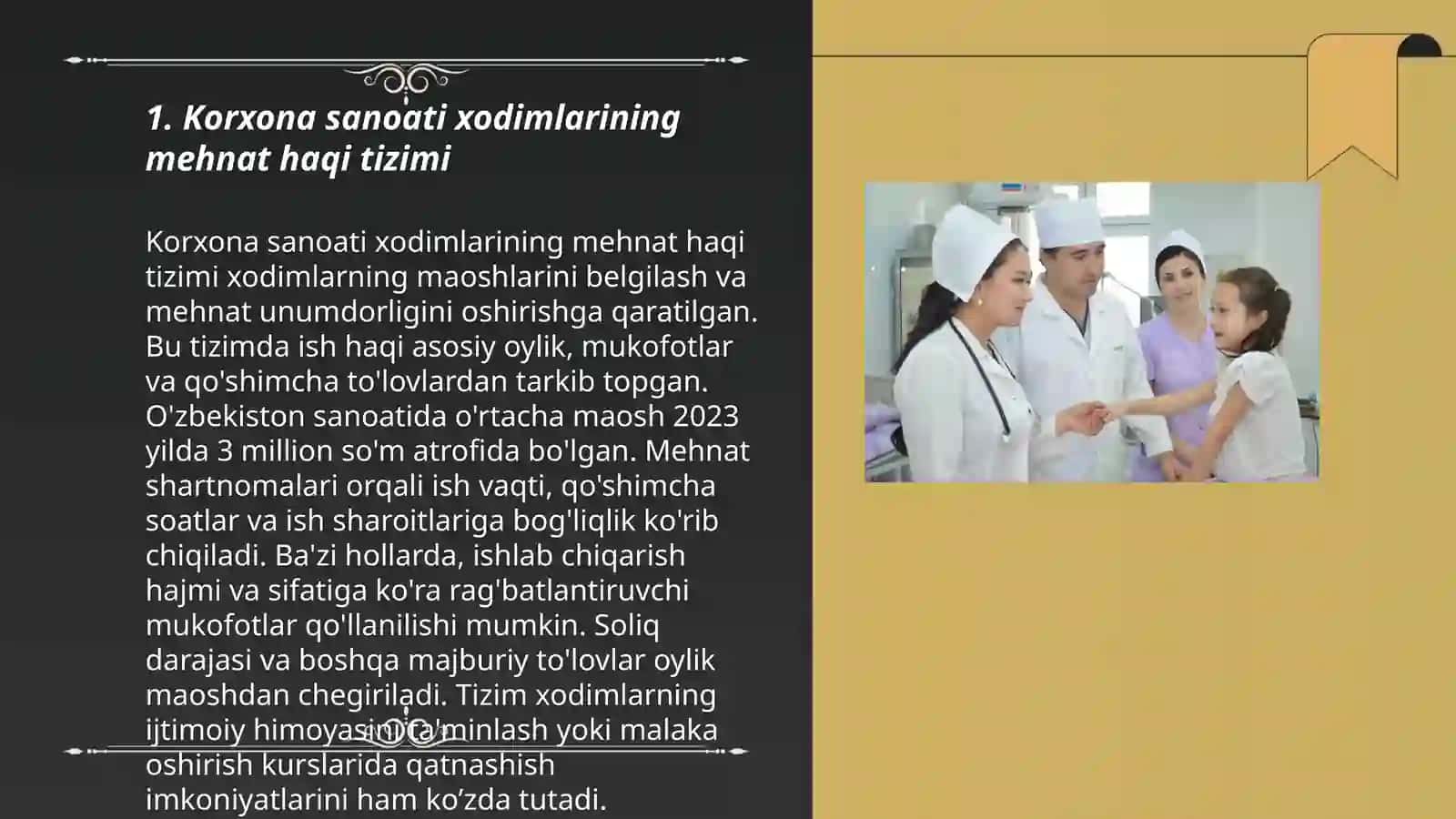 Korxona sanoati xodimlarining mehnat haqlari 3