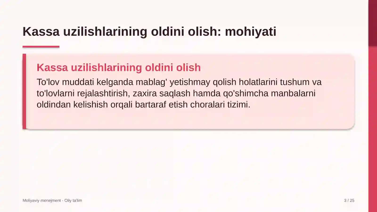Yakka tartibdagi uy-joy qurilishida kassa uzilishlarining oldini olish 3