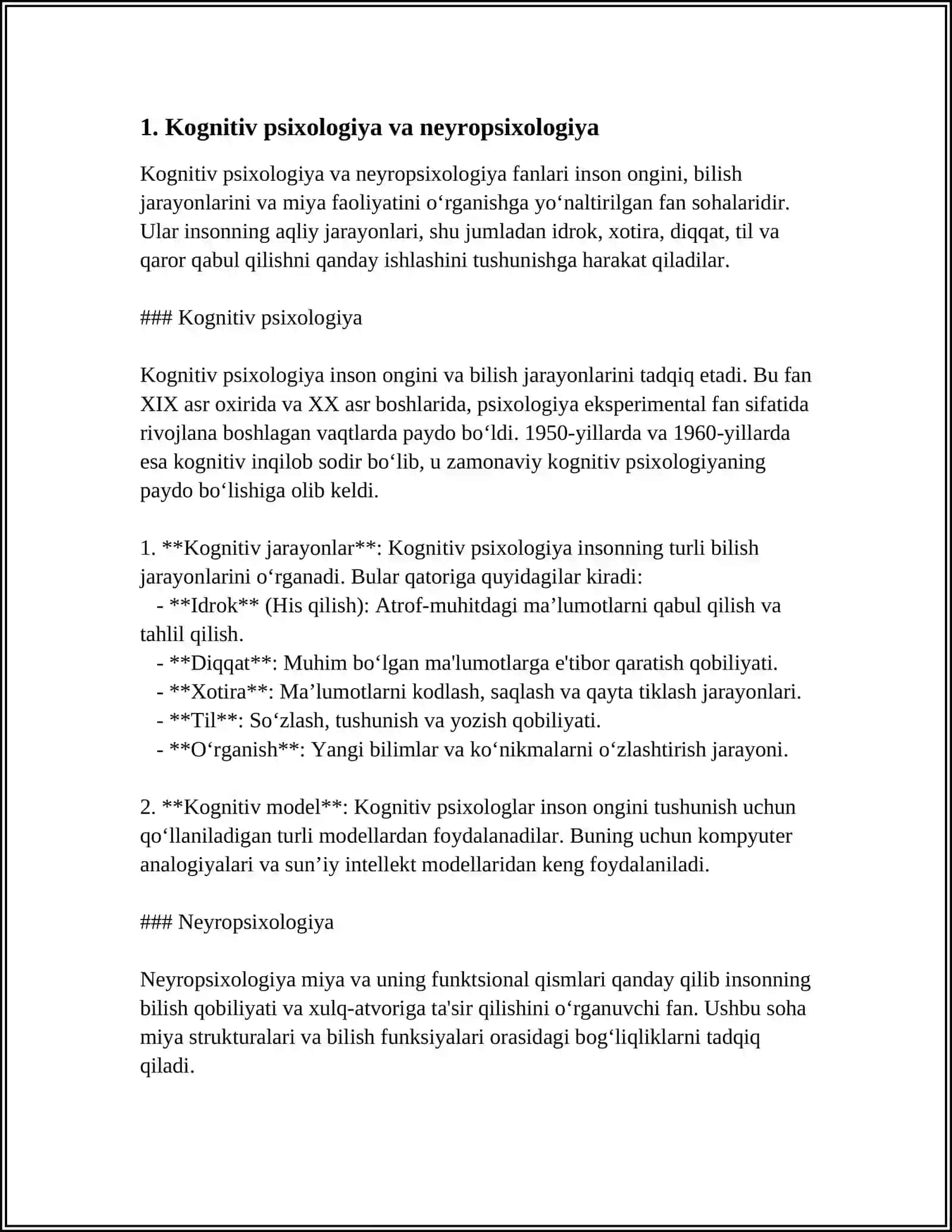PSIXOLOGIYA FANI RIVOJLANISHINING ZAMONAVIY TENDENSIYALARI 3