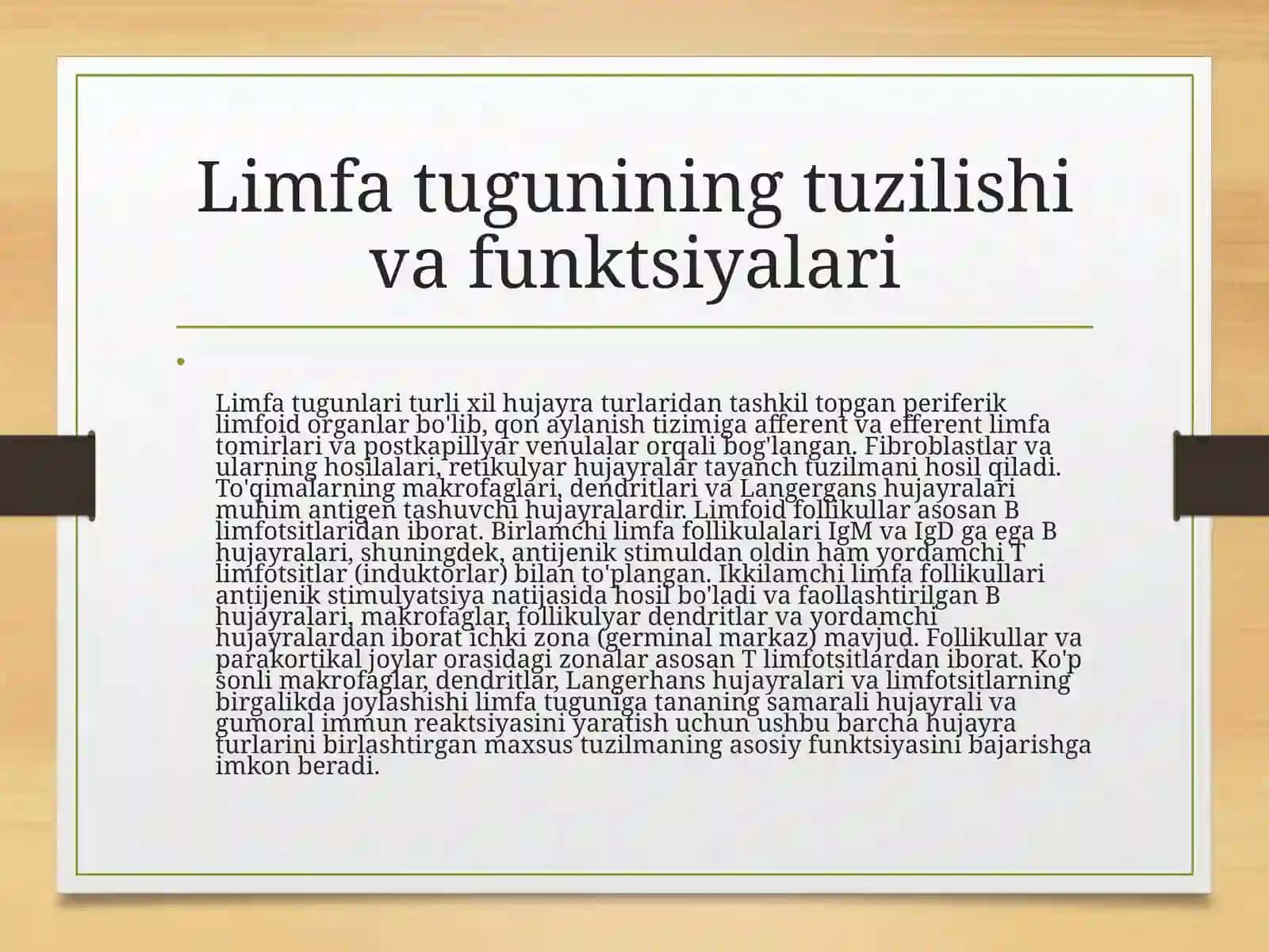 O’ZBEKISTON RESPUBLIKASI SOG’LIQNI SAQLASH VAZIRLIGITOSHKENT TIBBIYOT AKADEMIYASIAnatomiya va O’XTAKAFEDRASI 3