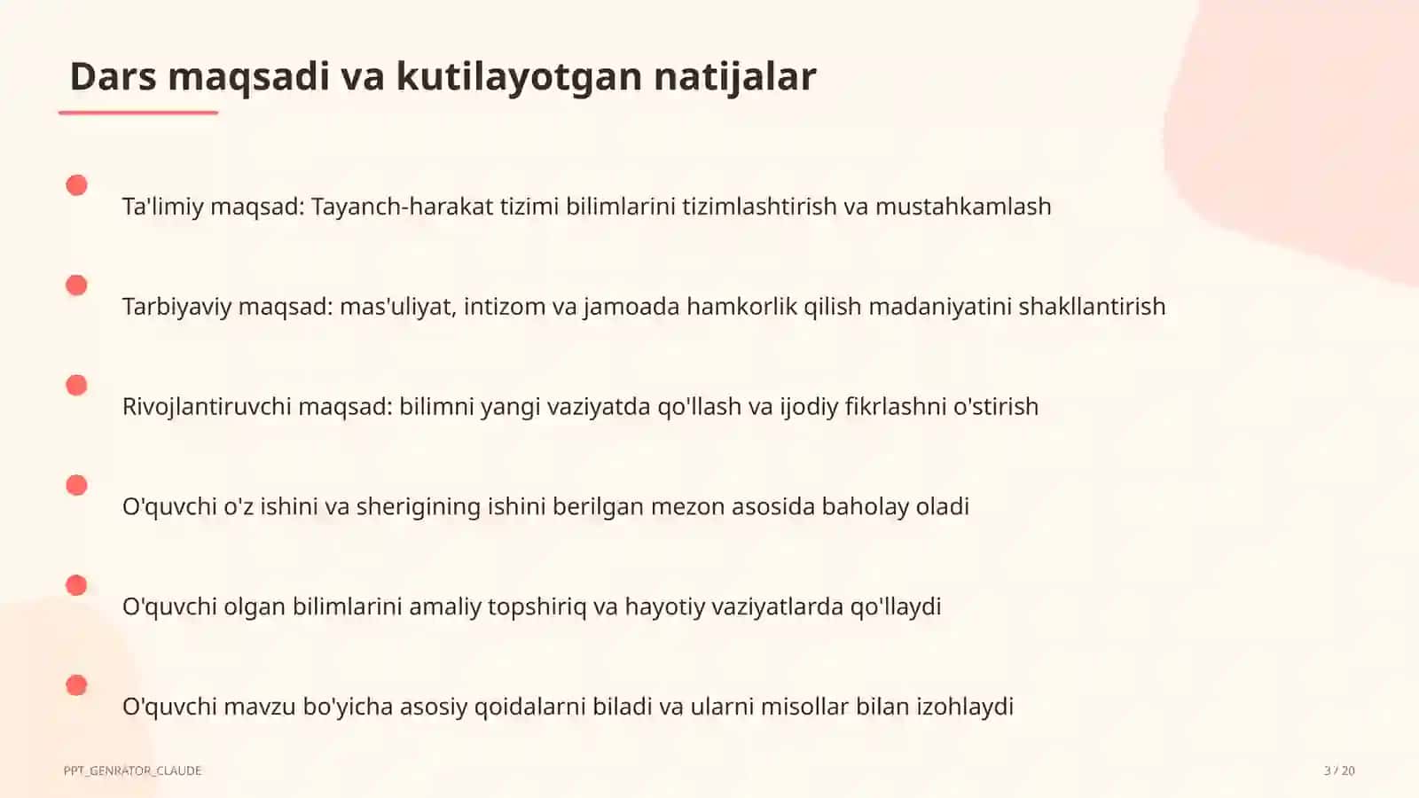 Tayanch-harakat tizimi (8-sinf) 3