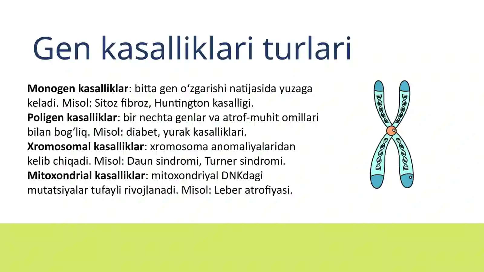 Gen kasalliklari klassifikatsiyasi tibbiyotda yangiliklar 3