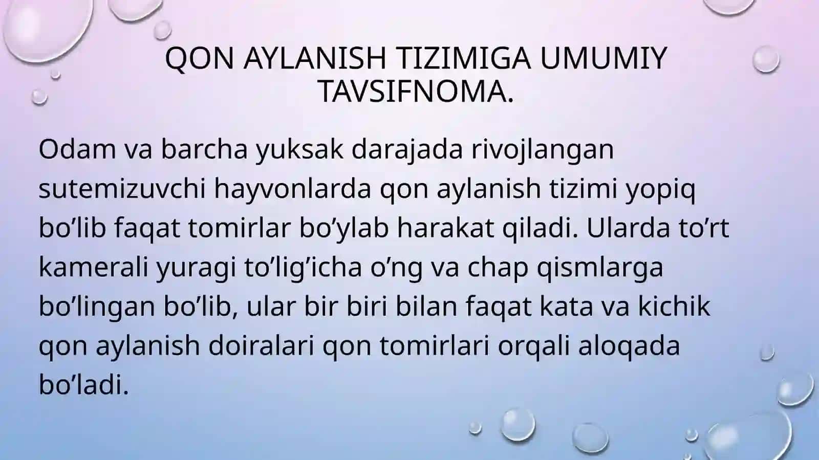 QON AYLANISH TIZIMIGA UMUMIY TAVSIFNOMA 3