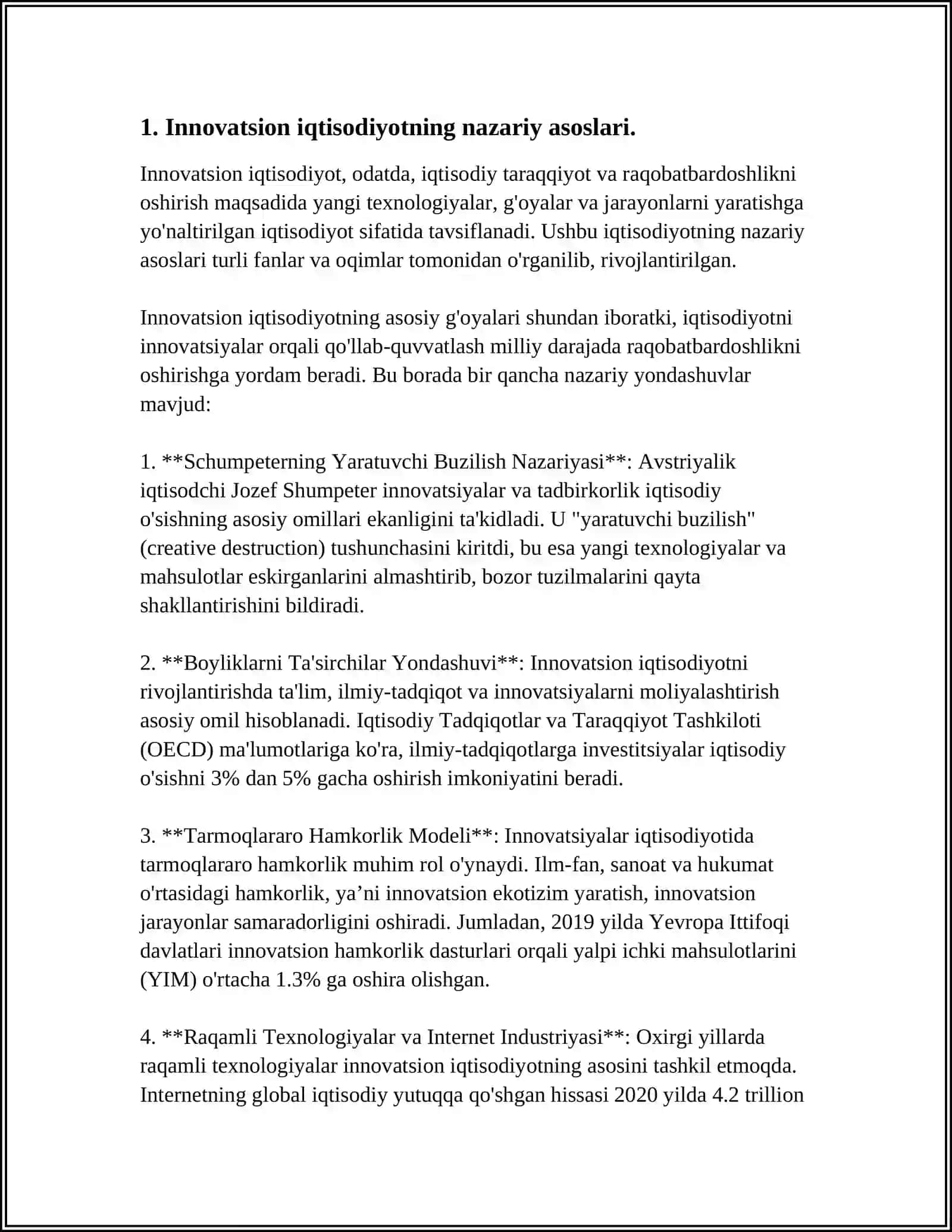 INNOVATSION IQTISODIYOTNI RIVOJLANTIRISHNING ILMIY-USLUBIY ASOSLAR 3