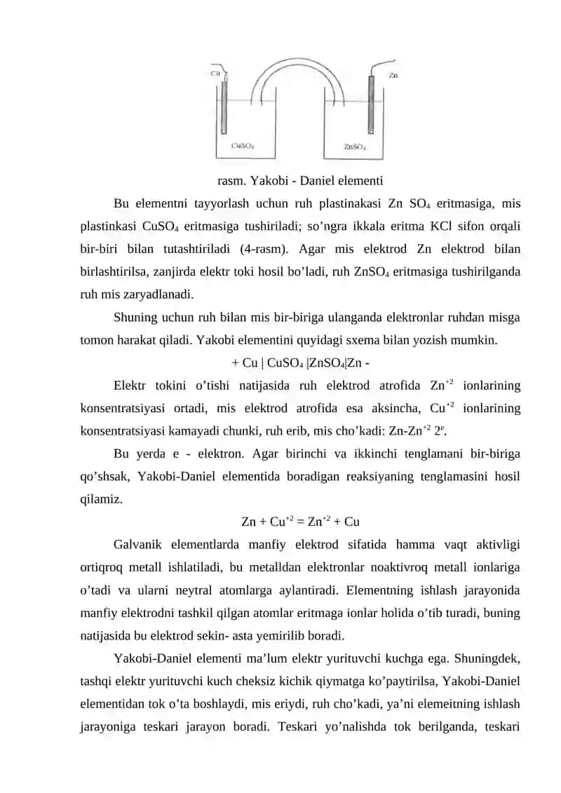 Galvanik element 3